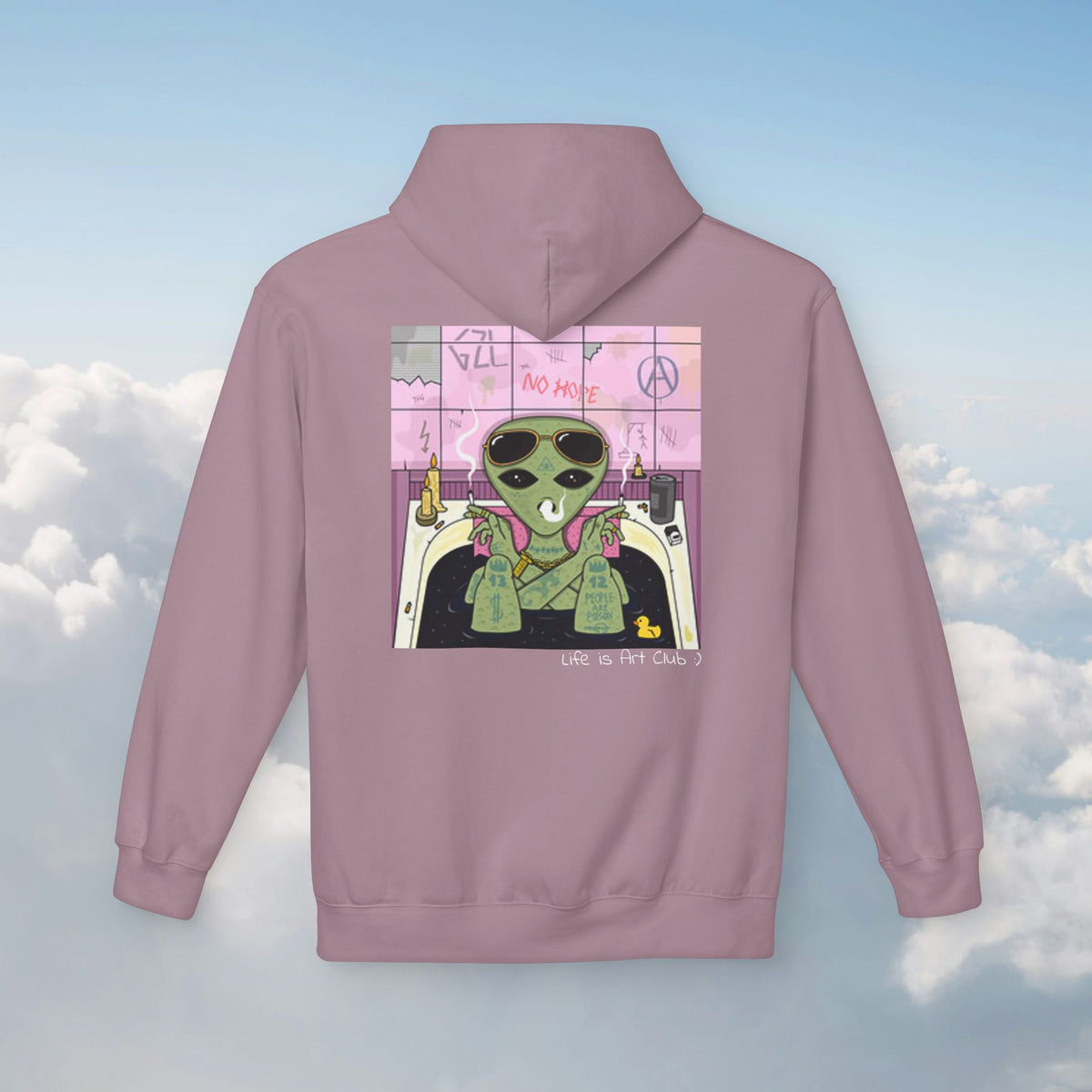 Smoking Alien Hoodie :)