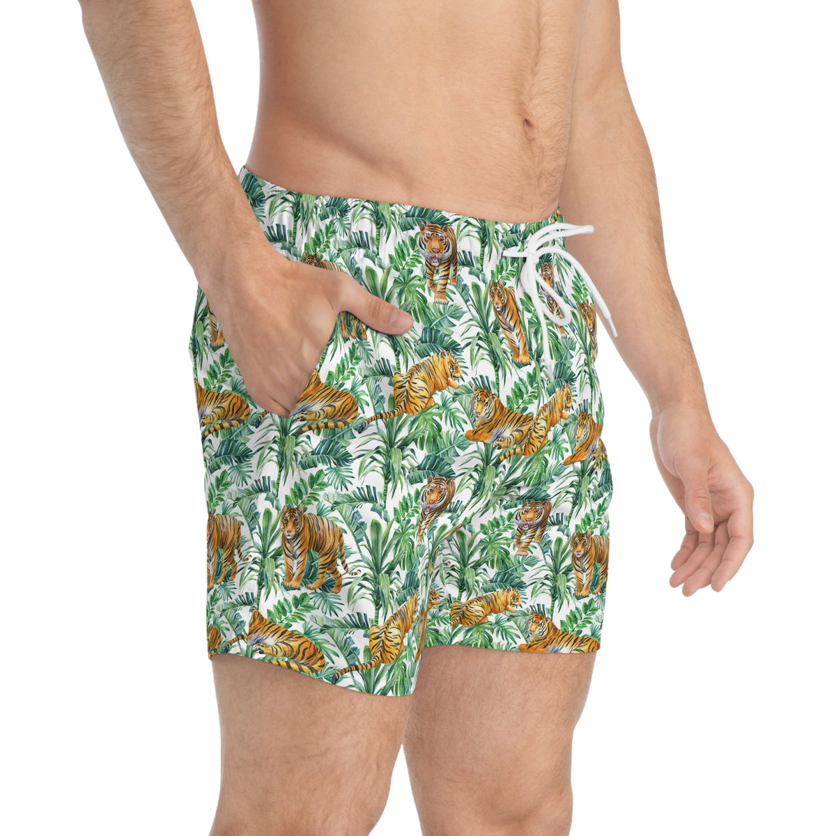 Tiger Swim Trunks