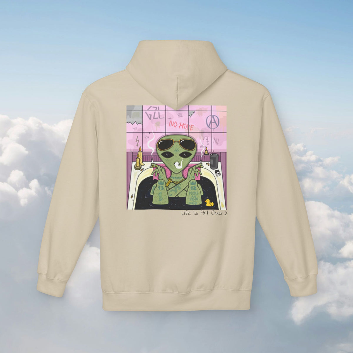 Smoking Alien Hoodie :)