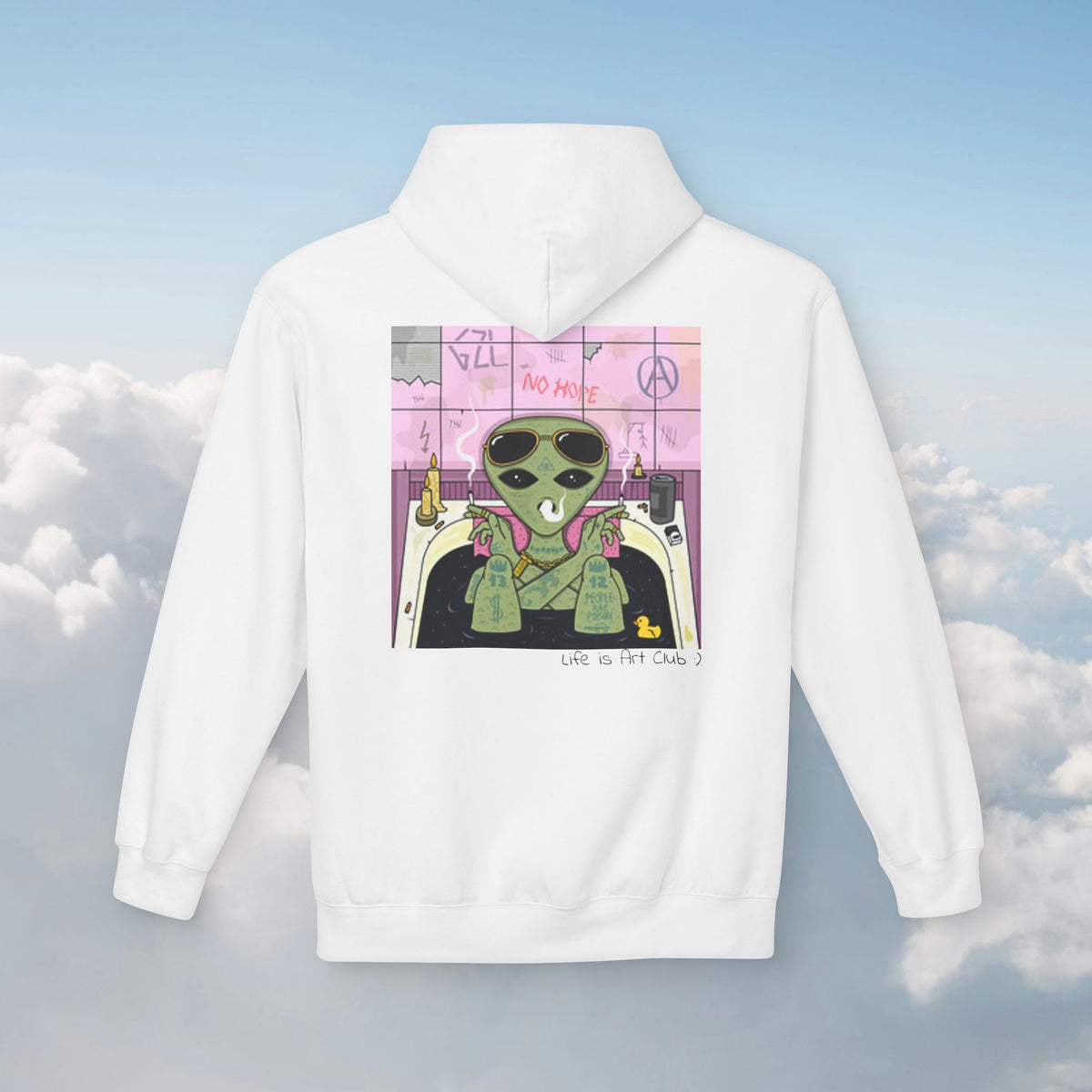 Smoking Alien Hoodie :)