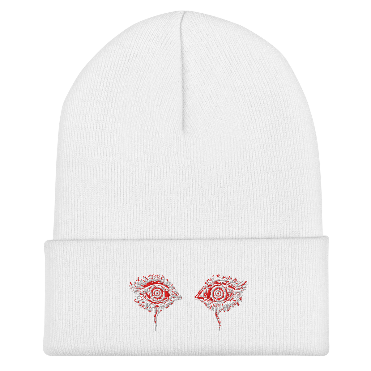 Blood Eyes Embroidered Beanie